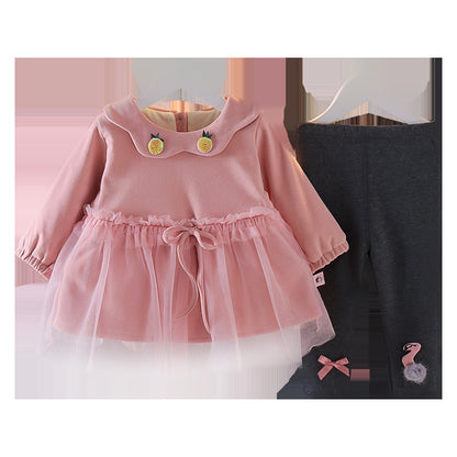 Western style cute girl suit