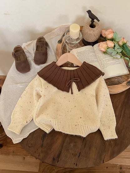 New Girl's Cardigan Coat Set