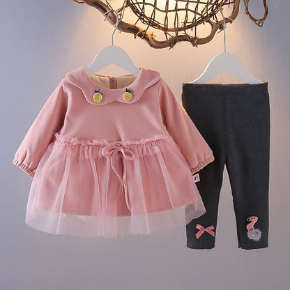 Western style cute girl suit
