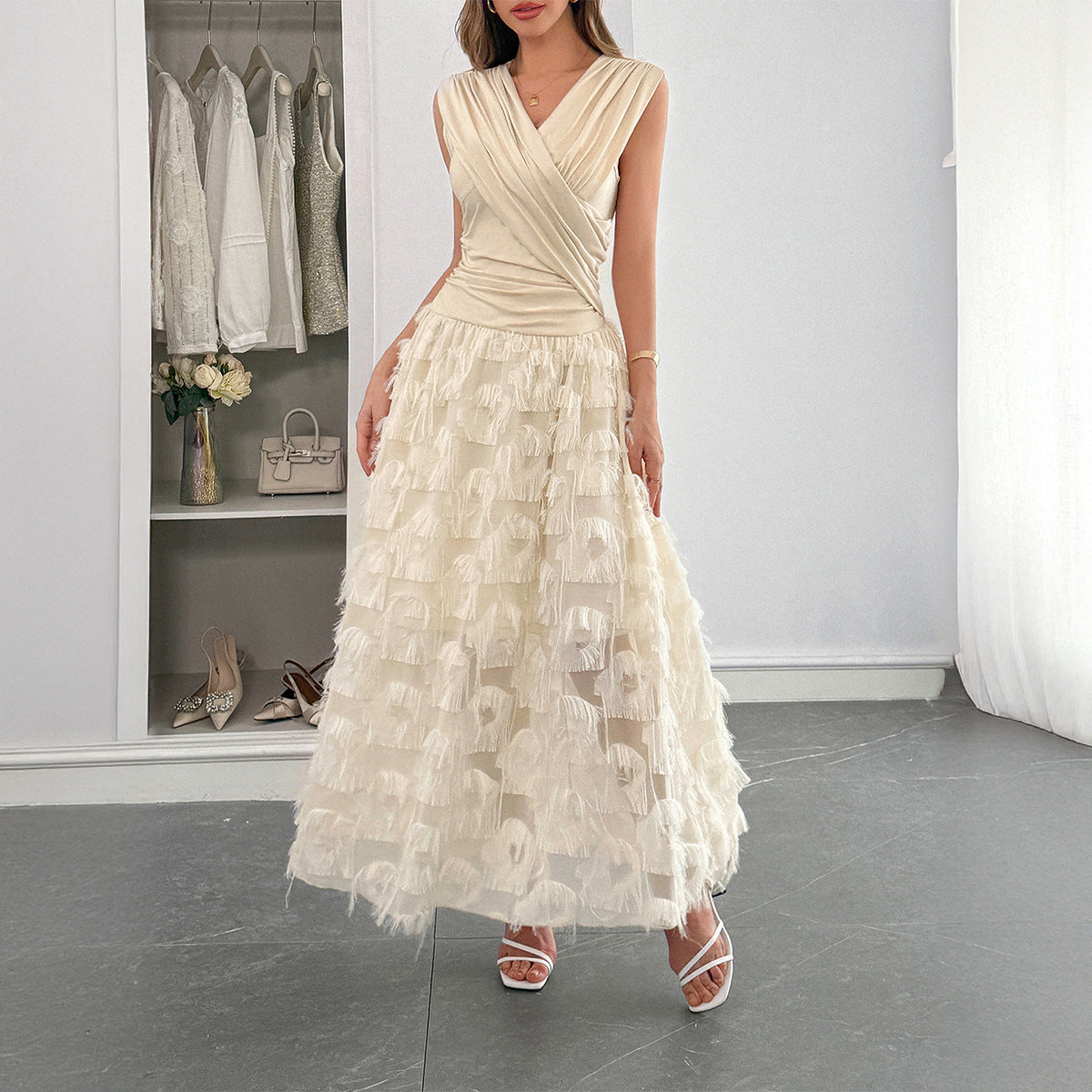 Women's Elegant Graceful Stitching Dress