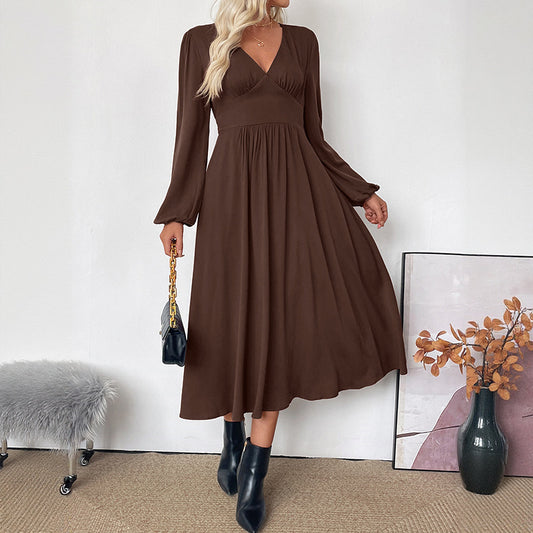 Autumn New Elegant Retro Style Skirt Waist-tight