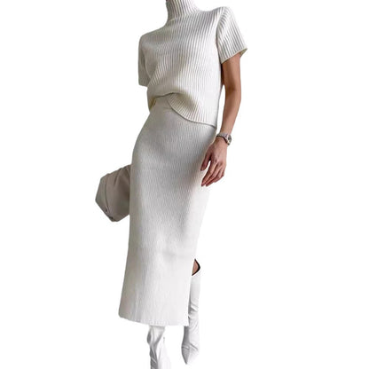 Slit Sheath Skirt Skirt Suit