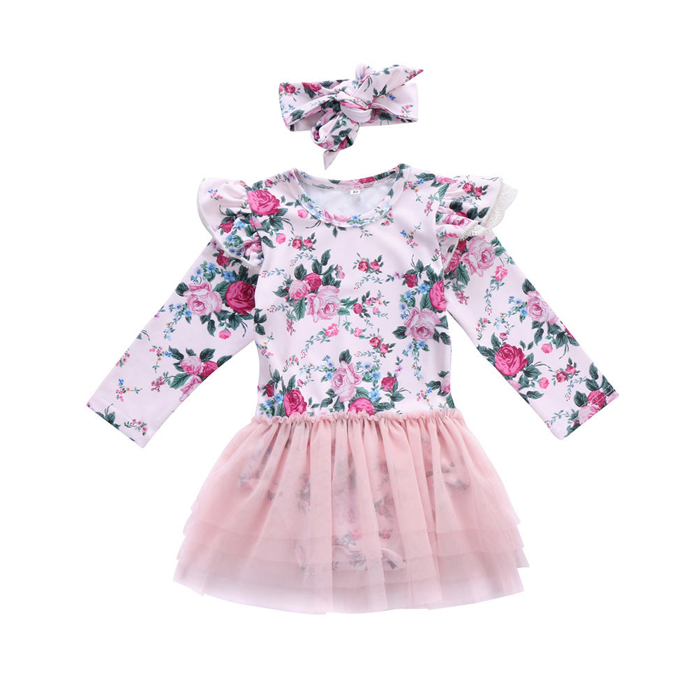 Baby floral Long Sleeve Dress