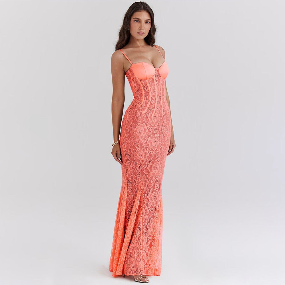 European And American Ins Style Slim Strap Dress