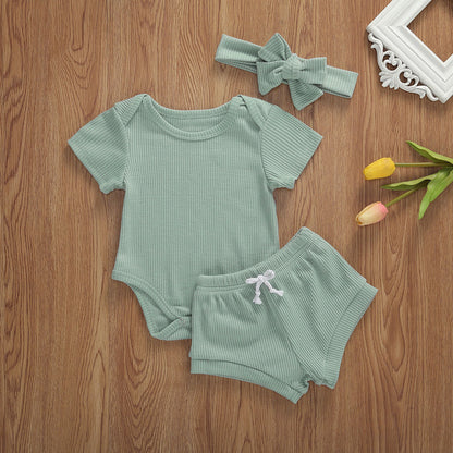 Multicolor anti-stripe two-piece set