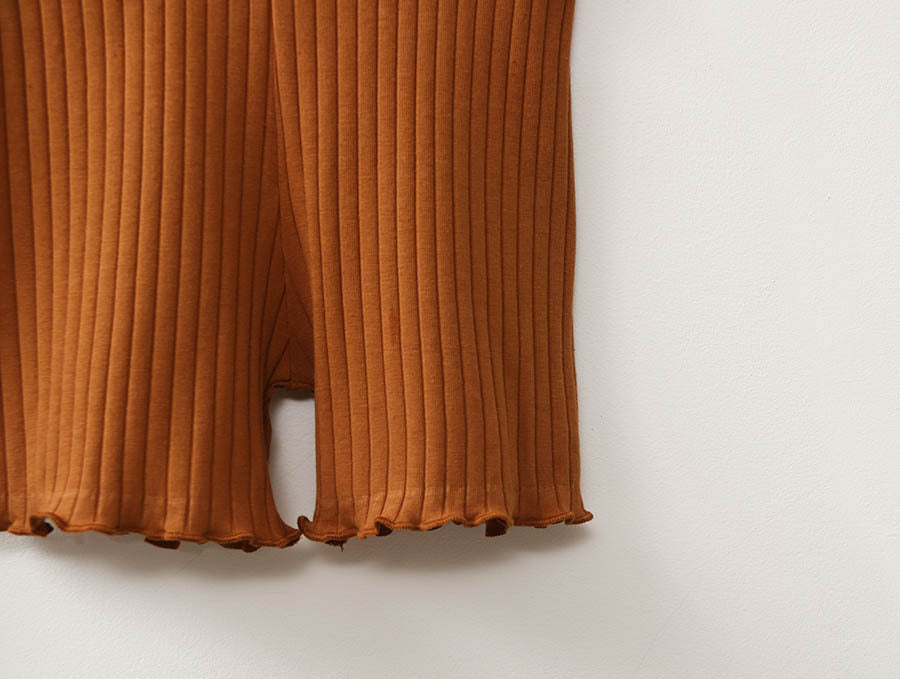 Girls' Solid Color Pajamas Homewear Set