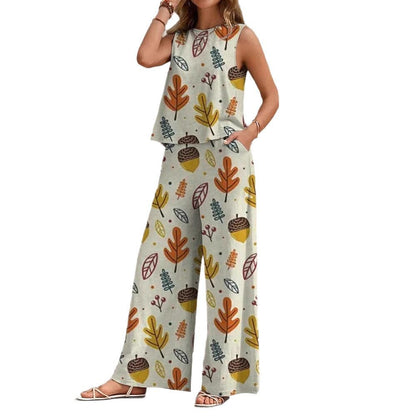 3D Digital Printing Women's Vest Sleeveless Suit