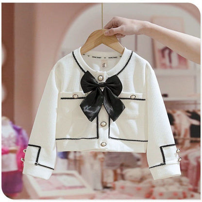 New Medium And Large Children's Korean Trendy Coat Top Children's Two-piece Suit