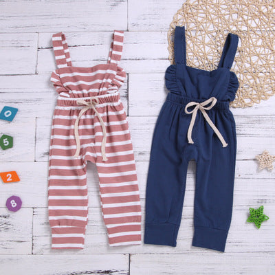 Back Button Harness Harness Long Jumpsuit