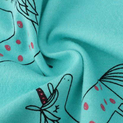 Girls' Western Style Short Sleeve Dress