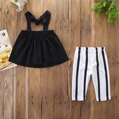 Girl cute one-shoulder skirt suit