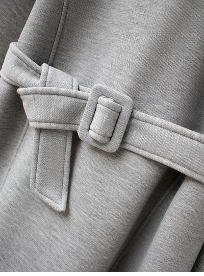 Loose Mid Length Plus Fleece Sweater Dress