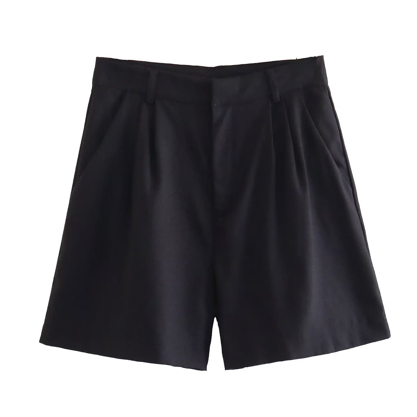 Women's Waistcoat Vest Linen Blended Casual Shorts Suit Women