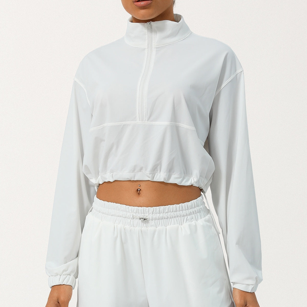 Summer Half Zipper Turtleneck Sun Protection Yoga Clothes Coat