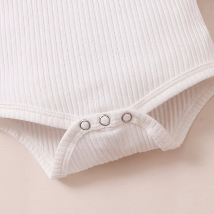 Girls Pit Strip Print Suspender Skirt Suit