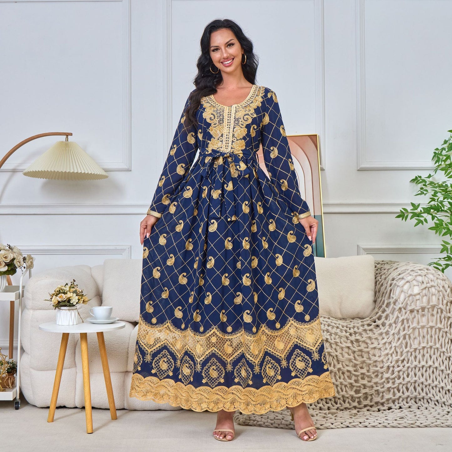 Women's Embroidery Applique Dress