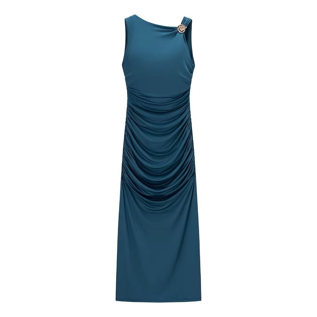 Women's Sleeveless Backless Shell Dress