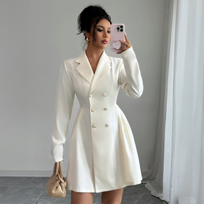 Women's Long Sleeve Short Dress