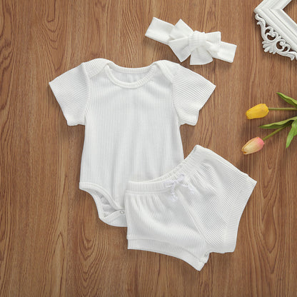 Multicolor anti-stripe two-piece set