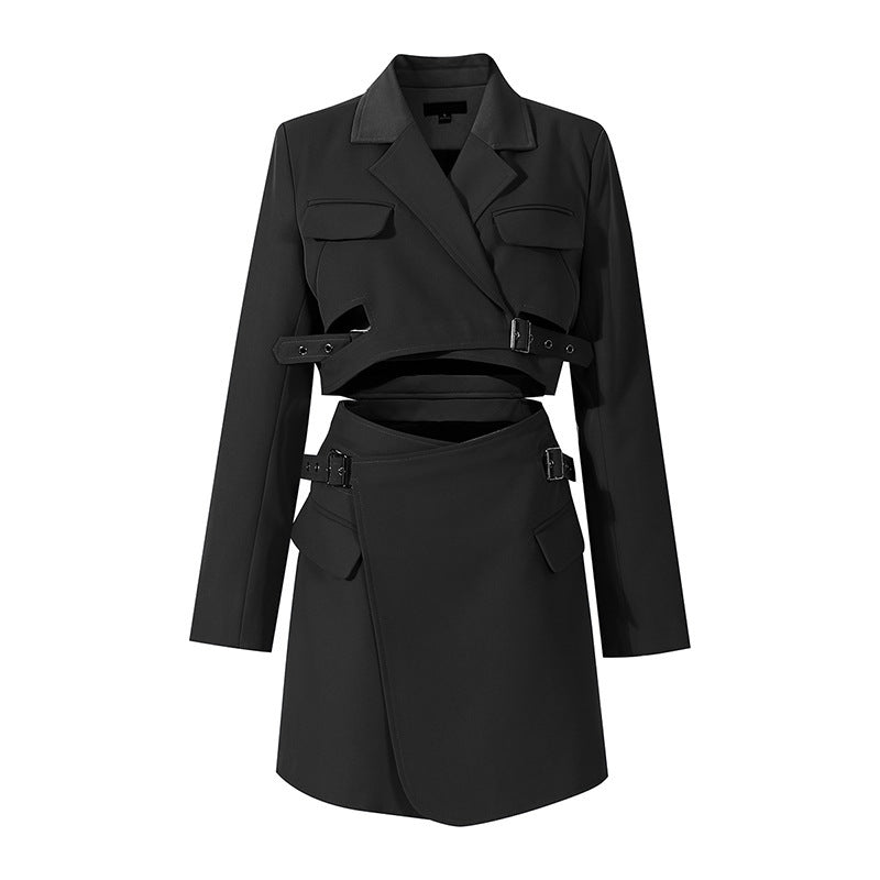 Suit Jacket High Waist Skirt Skirt One-piece Suit