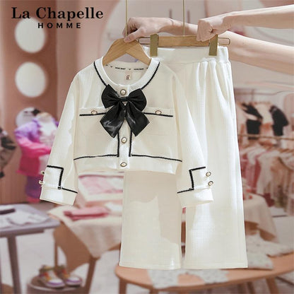 New Medium And Large Children's Korean Trendy Coat Top Children's Two-piece Suit