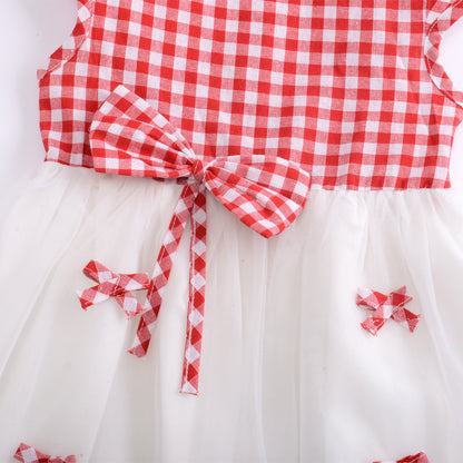 Fashionable Cute Girl's Blouse And Bow Skirt