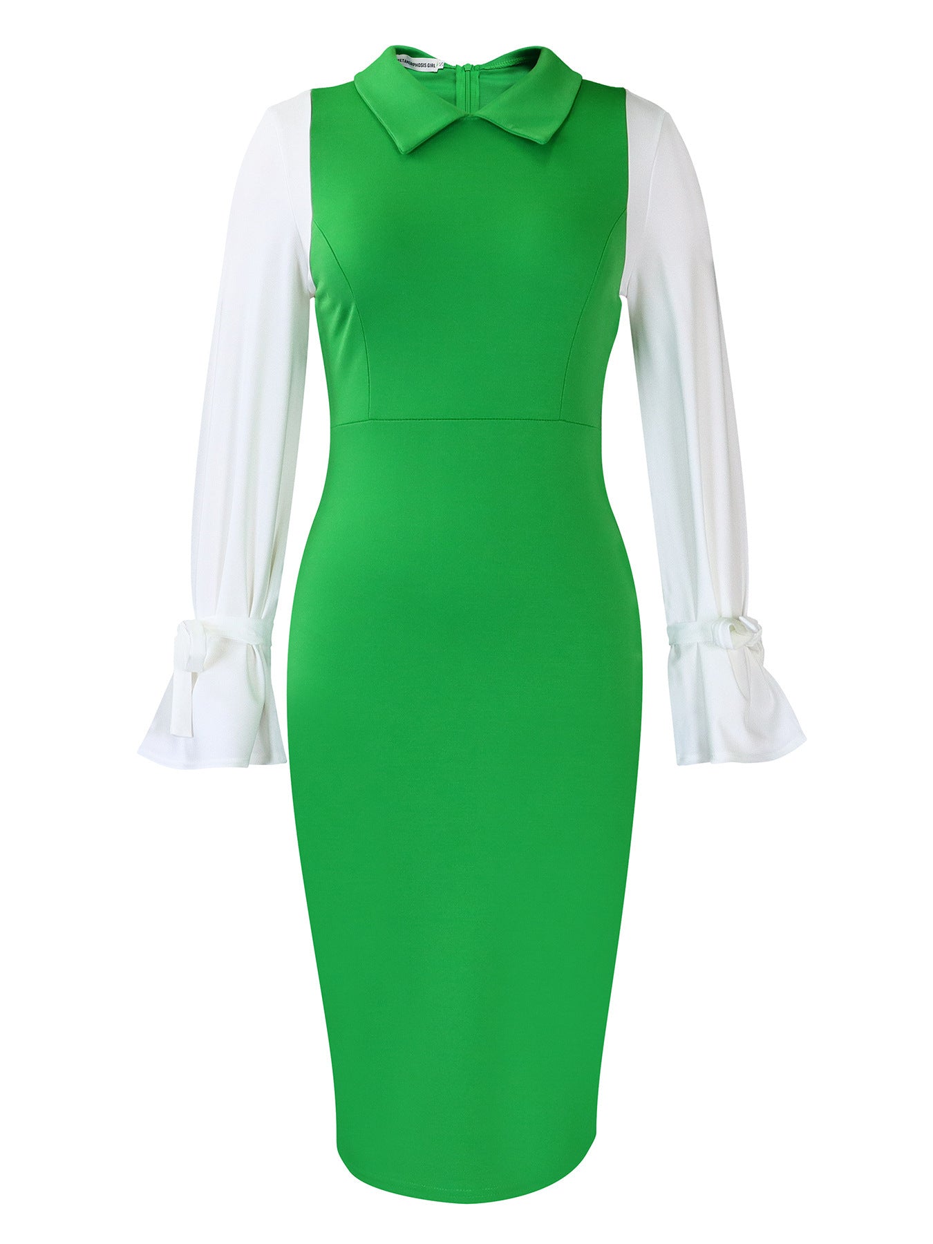 Temperament Elegant Spliced Hip Bag OL Pencil Skirt Africa Dress