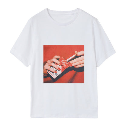 Yoga pants wholesale summer blouse sets of women's new loose cartoon finger print short-sleeved t-shirt a generation