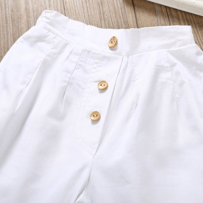 3-piece Cross-border European And American Children's Clothing