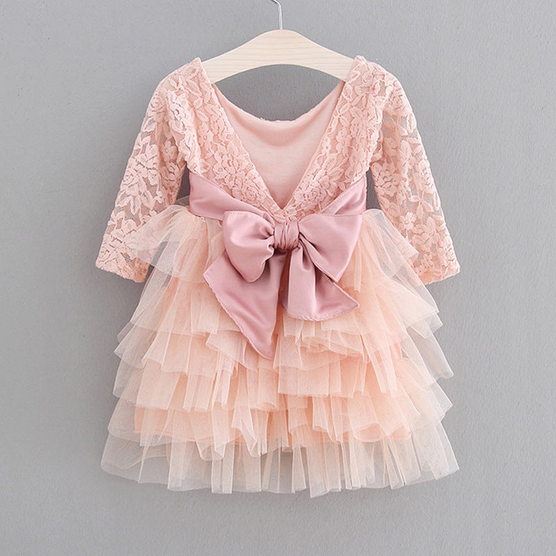 Children's dress princess dress net gauze tutu skirt
