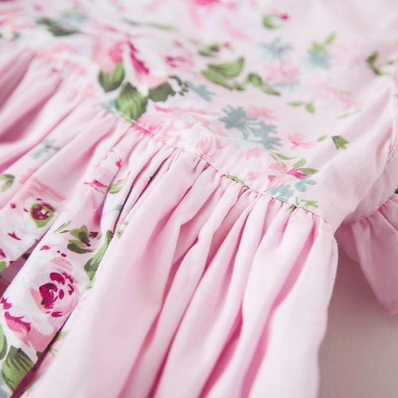 New Dressstrappy Girls Print Back Dress