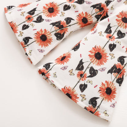 Summer Girls' Camisole Trousers Suit