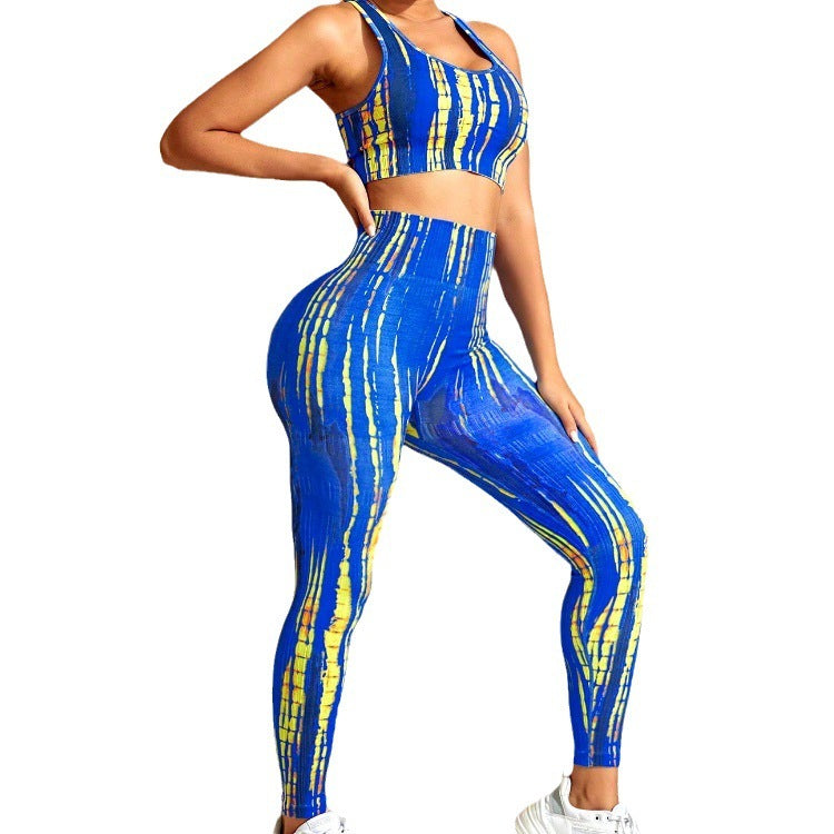 Knitted Running Fitness Wicking Quick-drying Yoga Clothes