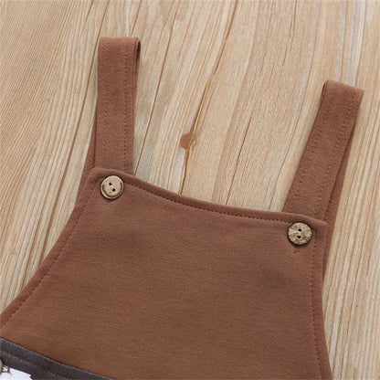 Boys And Girls Jumpsuit Hat Scarf Set