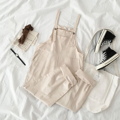 Strap Women's Loose And Thin One-piece Wide-leg Pants