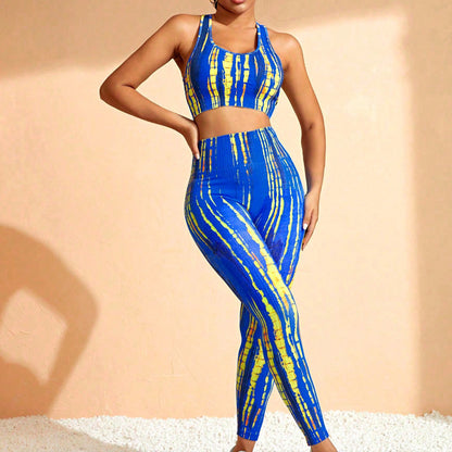 Knitted Running Fitness Wicking Quick-drying Yoga Clothes