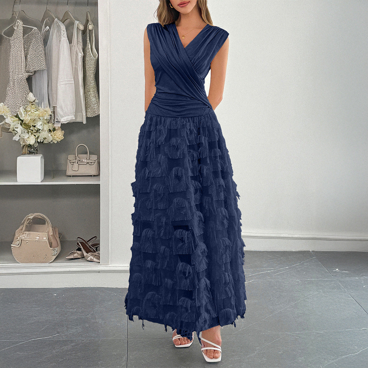 Women's Elegant Graceful Stitching Dress