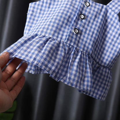 Fashionable Summer Cute Holiday Style Two-piece Set