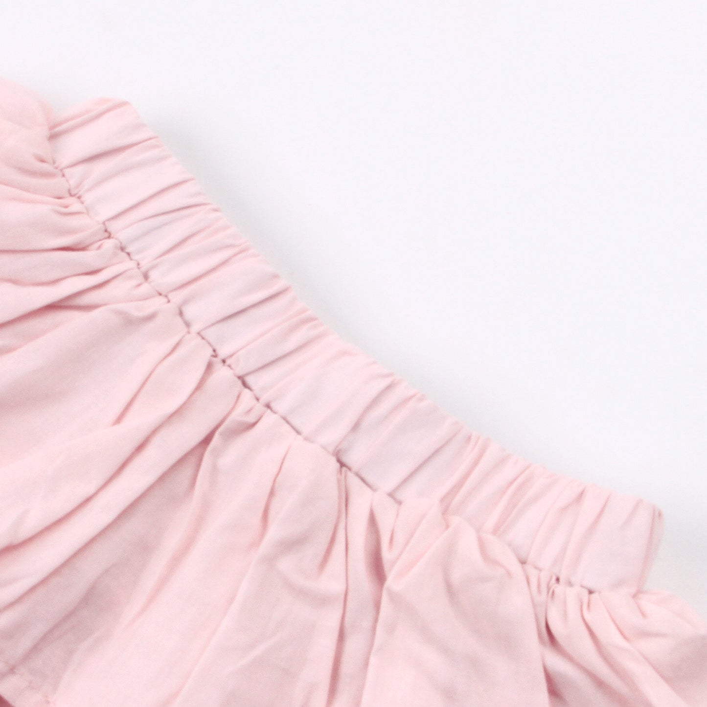 Girls Flying Sleeve Print Short Sleeve Suit