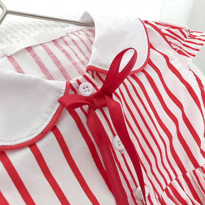 Children's striped dress