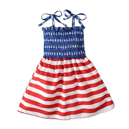 European And American Love Print Girls Dress