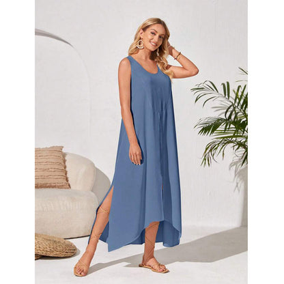 Women's Casual Loose Sleeveless Dress