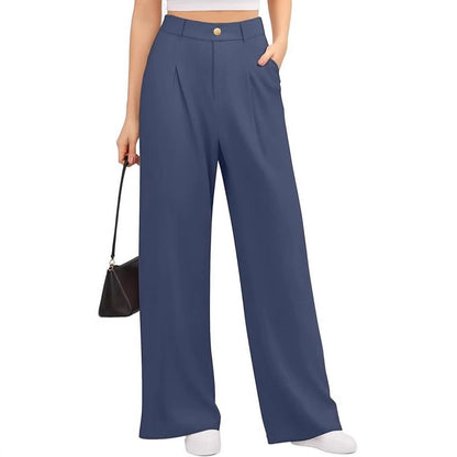Women's Wide-leg Pants High Waist Stretch