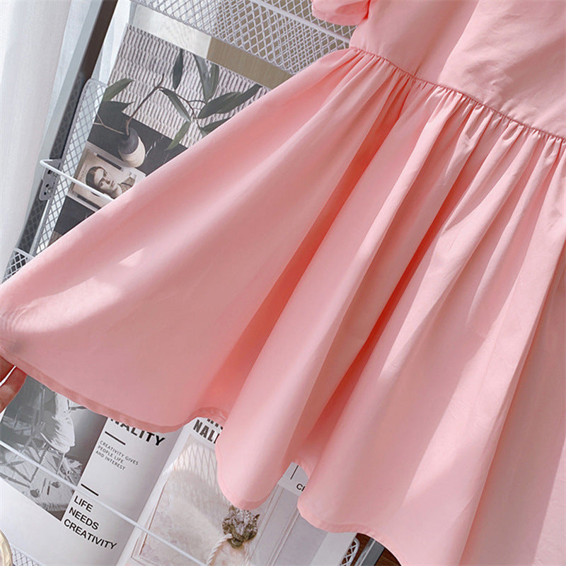 Children's Princess Dress Baby Girl Short Sleeve