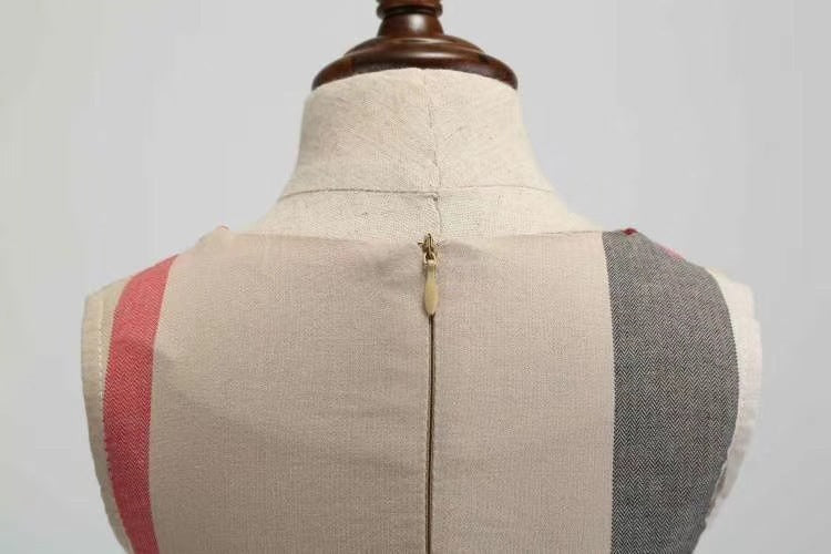 Summer Children's Double-breasted Sleeveless Dress