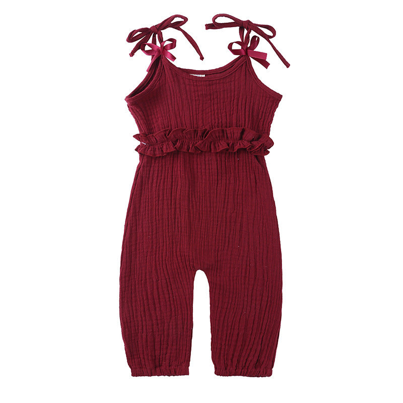 Children's Clothing Women's Small Suspenders Cool Strappy Jumpsuit