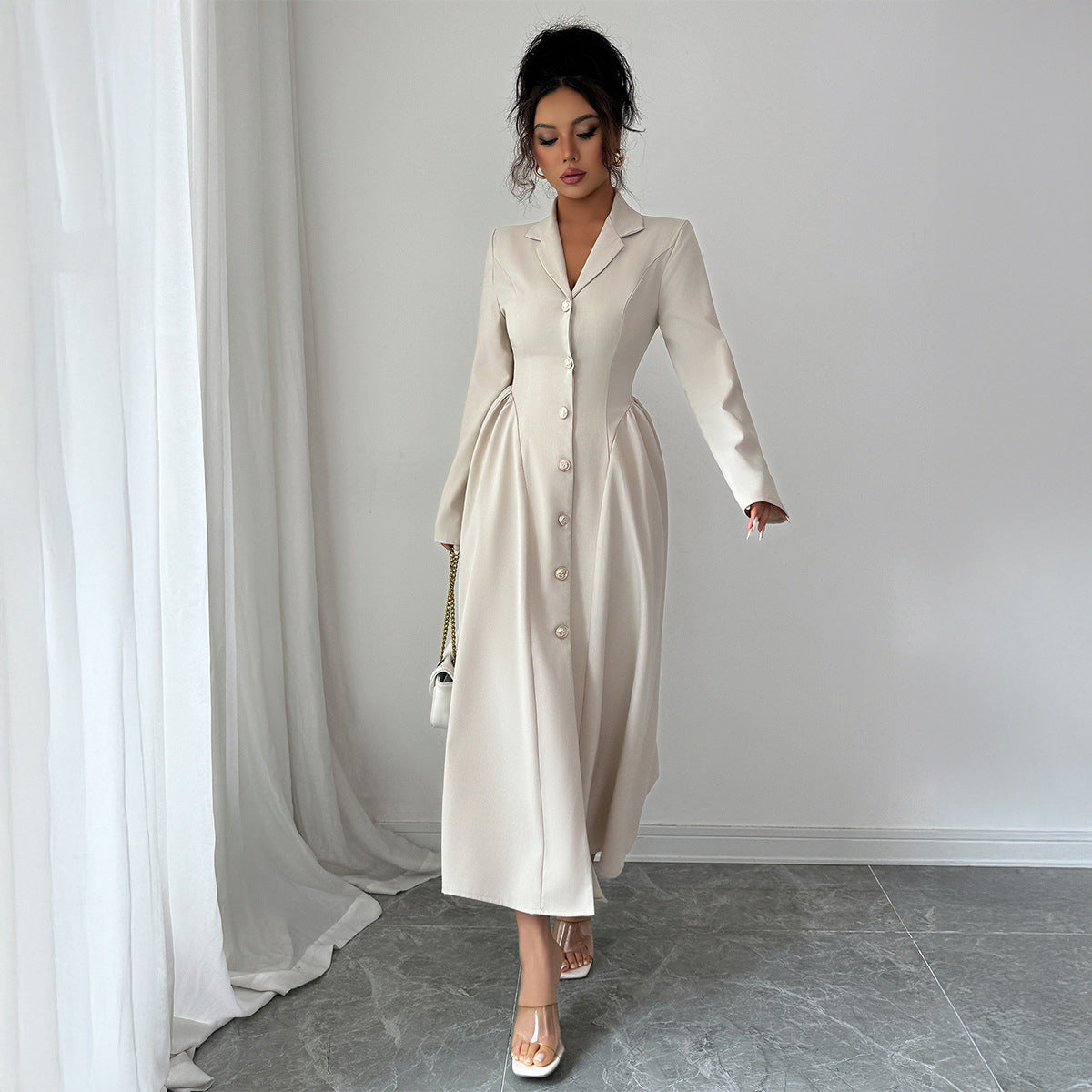 Long Sleeve Dress Women's Clothing