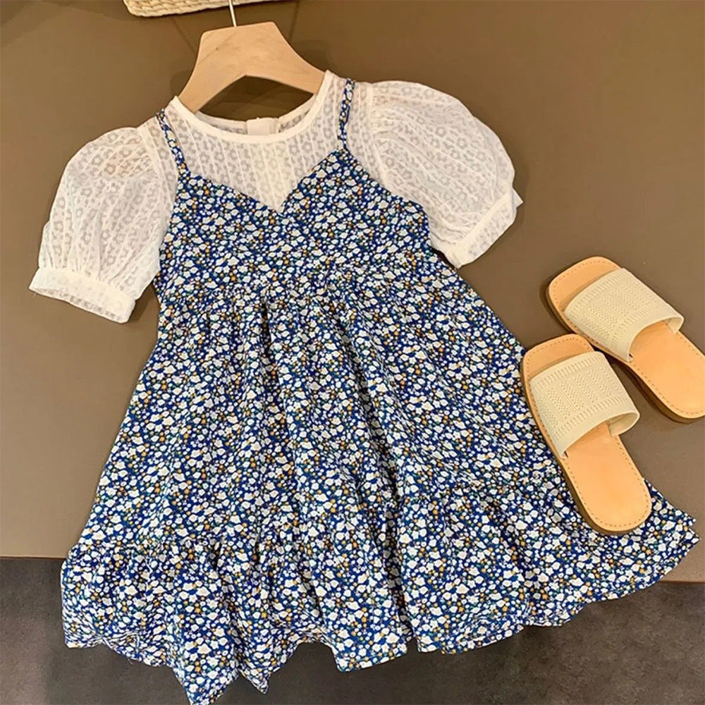 Girls Fashion Sleeveless Breathable Dress