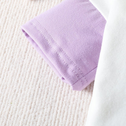 Printed Short-sleeved T-shirt Suit