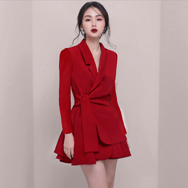 Spring And Autumn European And American Women's Clothing Wholesale Elegant Slim Fit